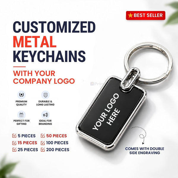 Premium Metal Keychain | Best for Corporate Gifting | PrintMine.in