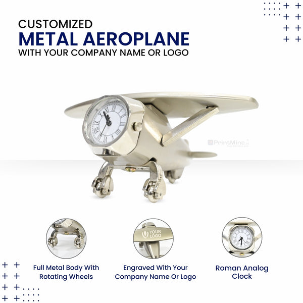 Metal Aeroplane Table Top | Best for Corporate Gifting | PrintMine.in