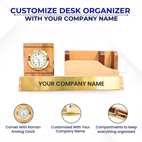 Premium Desk Organizer | Best for Corporate Gifting | PrintMine.in