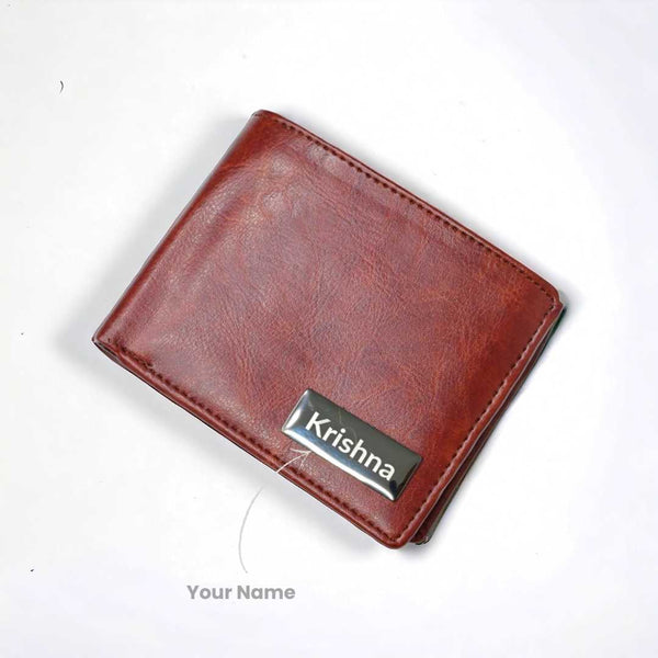 Premium Quality Men's Wallet | Customized With Name | Best Gift for Him