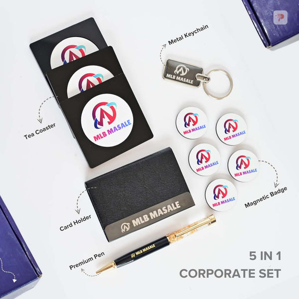 5 in 1 Corporate Set | Make Your Brand Visible | PrintMine.in