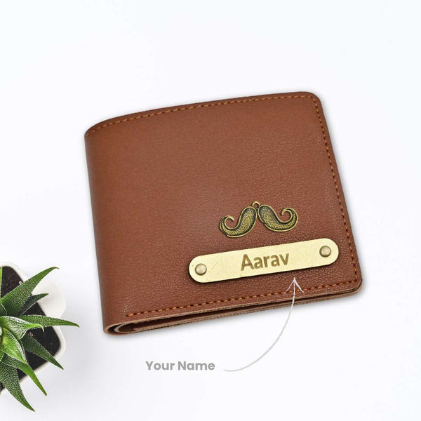 Premium Quality Men's Wallet With Charm | Customized With Name & Charm | Best Gift for Brother