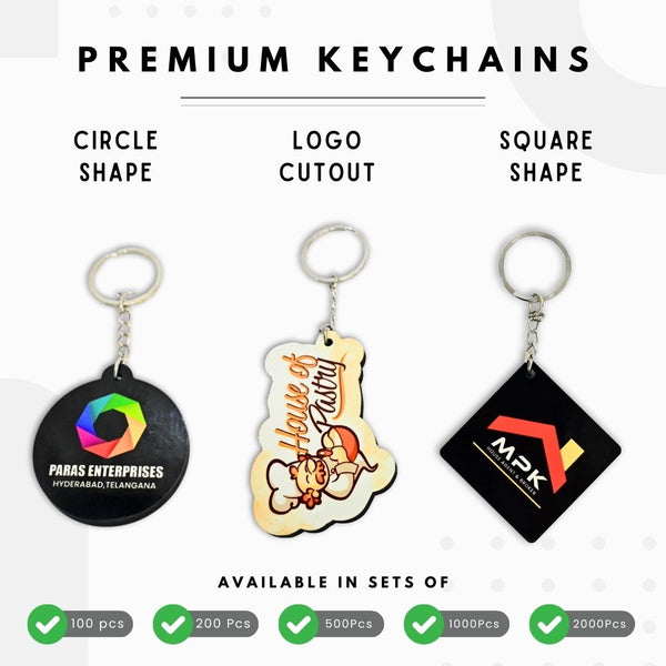 Premium Customized Keychains | Best for Brand Promotion | PrintMine.in