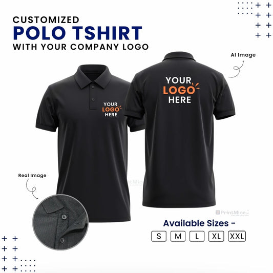 Black Color T-Shirts For Customization