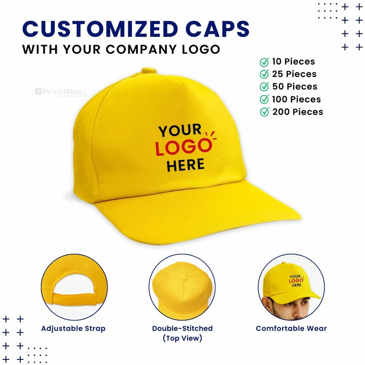 Yellow Caps For Customization