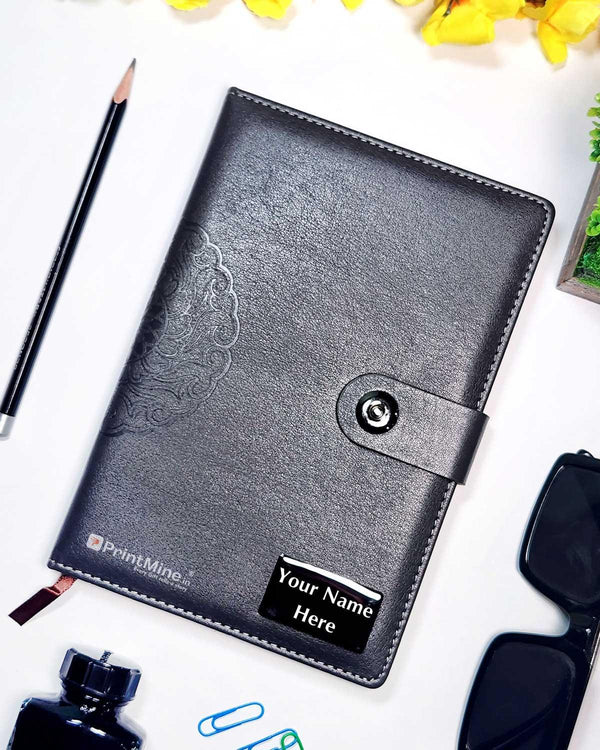 personalize gray designer corporate Notebook PM-CG-43
