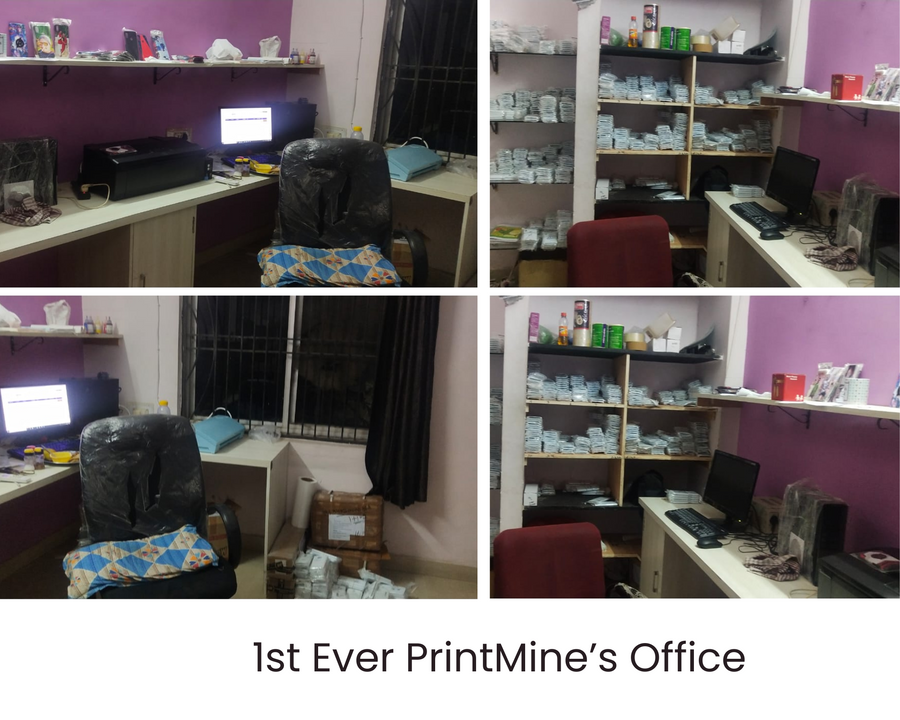Where dreams begin: PrintMine's first 100 sq. ft. office
