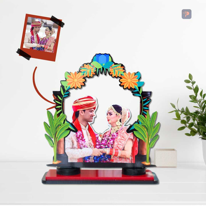 Indian Culture Wedding Caricature | Perfect made in India Gift - PrintMine.in