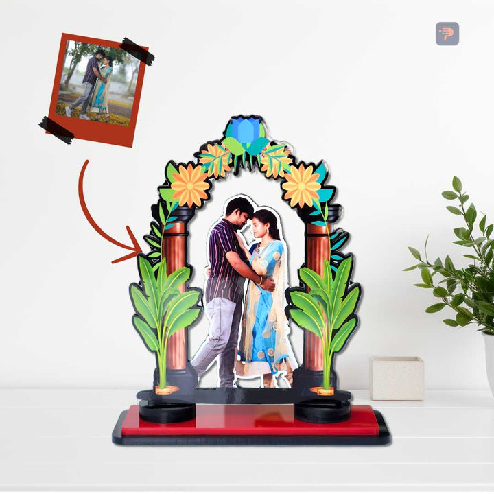 Indian Culture Wedding Caricature | Perfect made in India Gift - PrintMine.in