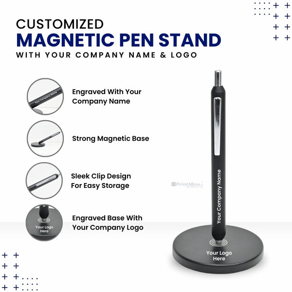 Magnetic Pen Stand | Best for Corporate Gifting | PrintMine.in