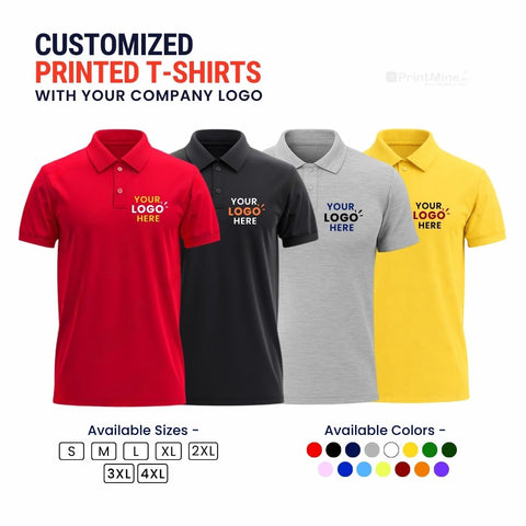 Customized Polo T-Shirt with your company logo