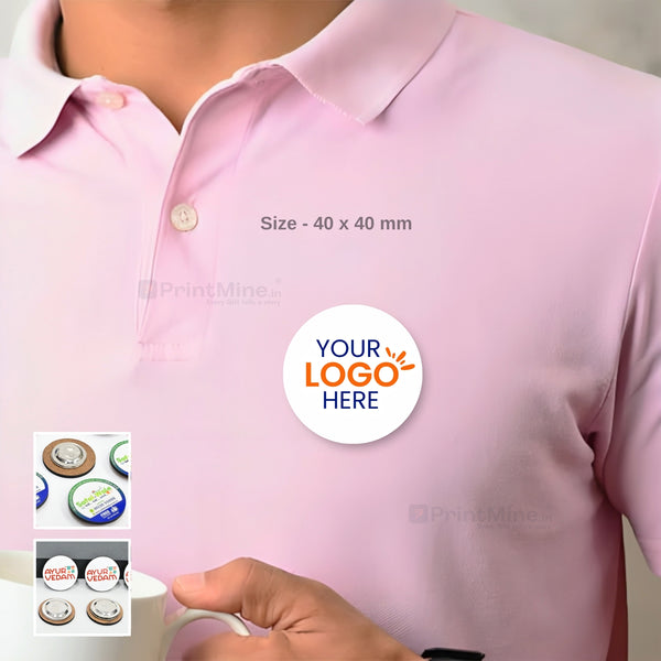 Customized Magnetic Badge | Wear Your Brand | PrintMine.in