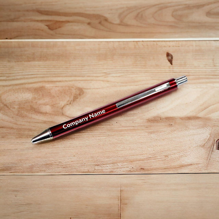 Vibrant Red Metal Pen - PM 227 - PrintMine Main