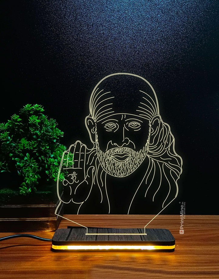 Sai baba 3D Illusion Lamp - PrintMine Main